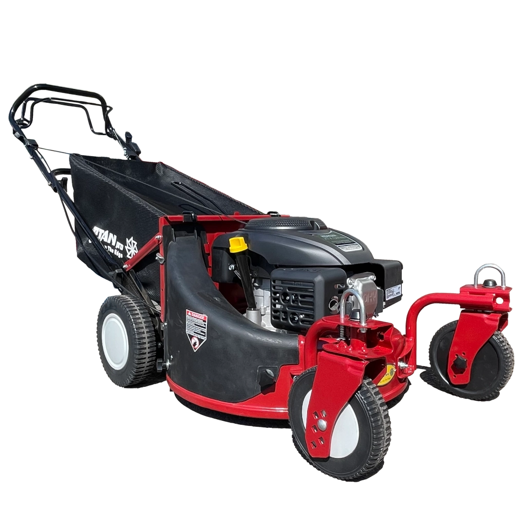 Order a Our 55cm self-propelled mower is a perfect partner for gardeners both domestic and commercial. With its zero-turn capabilities, its powerful Kohler XTX engine and its 3-in-1 collection bagging, side discharge and mulch, it is sure to do the job you need, every time.

